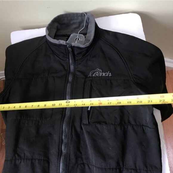 BENCH Light Bomber Cotton Fleece Jacket Pockets Zipper Lightweight Casual XL Top - Picture 12 of 16